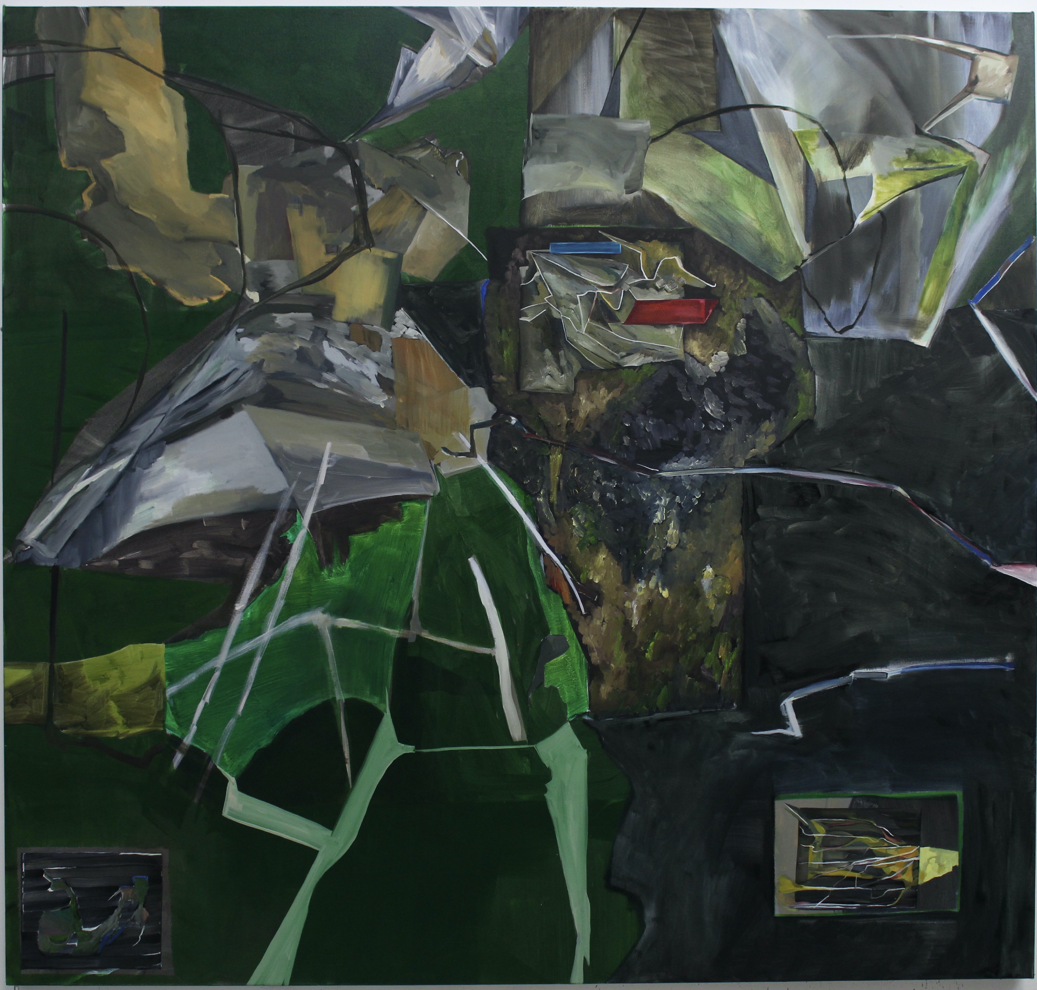 Blue Lias IV - 180cm x 170cm